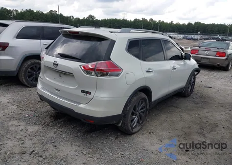 2016 Nissan Rogue Sl z USA, uszkodzony, nr VIN 5N1AT2MT7GC896653